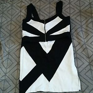 2 piece set black/white